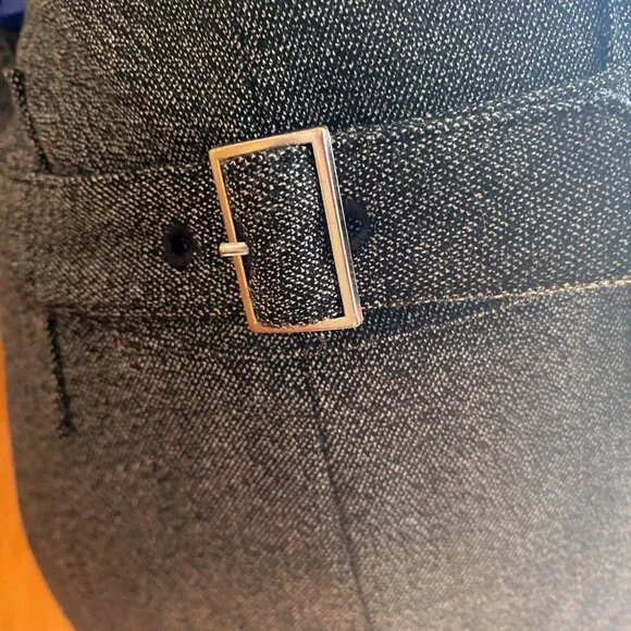 EXPRESS Women's High Waisted Grey Tailored Pencil Houndstooth Skirt S IZE 6 - Picture 5 of 7